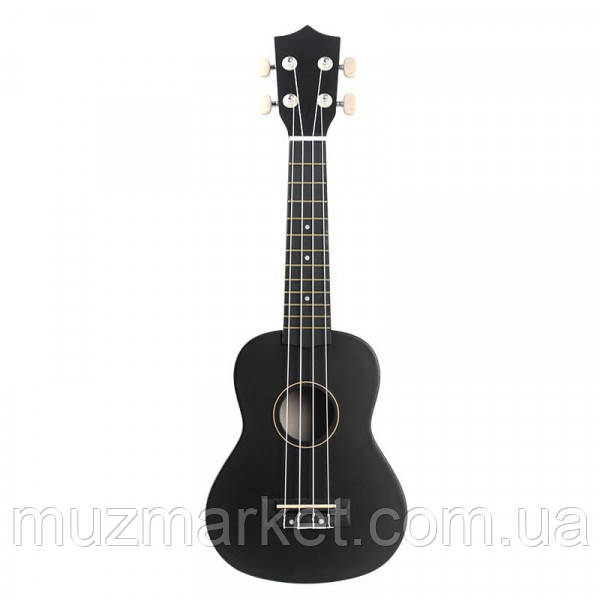 Укулеле сопрано Alfabeto CARBUK U21 BLK + (чохол)