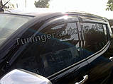 Дефлектори вікон вітровики Mitsubishi L-200 2005-2015 (HIC/Тайвань), фото 5