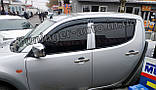 Дефлектори вікон вітровики Mitsubishi L-200 2005-2015 (HIC/Тайвань), фото 2