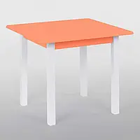 Детский столик 60*60 цвет оранжевый высота 52 см "ИГРУША"
