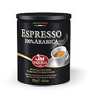 SAQUELLA Кава мелена ESPRESSO 100% ARABICA 250г