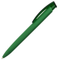 Ручка шариковая с покрытием soft-touch "TRINITY K" для брендирования, печати логотипа Зелёный