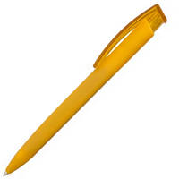 Ручка шариковая с покрытием soft-touch "TRINITY K" для брендирования, печати логотипа Охра
