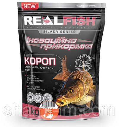 Прикормка RealFish Короп Кисла Груша 1000 г, фото 1