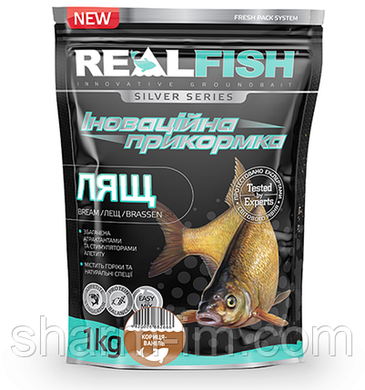 Прикормка RealFish Лящ Кориця-Ваніль 1000 г, фото 1