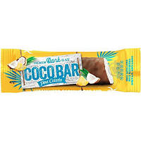 Coco Bar Pina colada, батончик, добавка дієтична, вітамінна, в шоколадній глазурі з арахісом, 40 г
