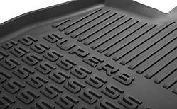 Килимки в салон гумові передні Superb III