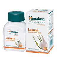 Ласуна Хималая 60 таблеток, для сосудов, гиполипидемические, против атеросклероза, Lasuna Himalaya