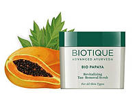 Скраб Био Папайя Биотик против загара Bio Papaya Biotique 50 гр