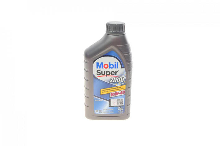 Масло моторне Mobil 10W40 SUPER 2000 X1 (1L) (ACEA / A3 / B4 VW / 501.01 / 505.00 / Mercedes 229.1)., фото 2