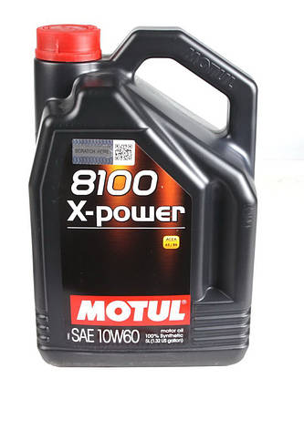 Моторне Motul 10W60 X-Power 8100 (5L) (106144), фото 2