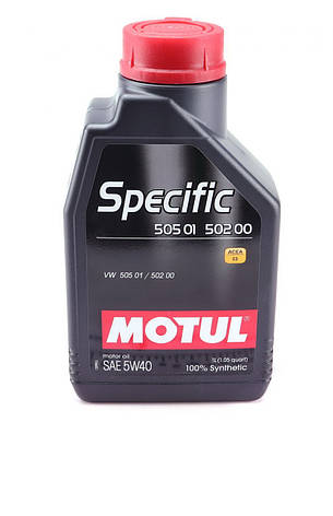 Масло моторного Motul 5W40 Specific (1L) (VW 505.01 / 502.00) (101573), фото 2