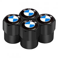 Захисні ковпачки на ніпель для BMW Alitek Short Black БМВ (4 шт.)