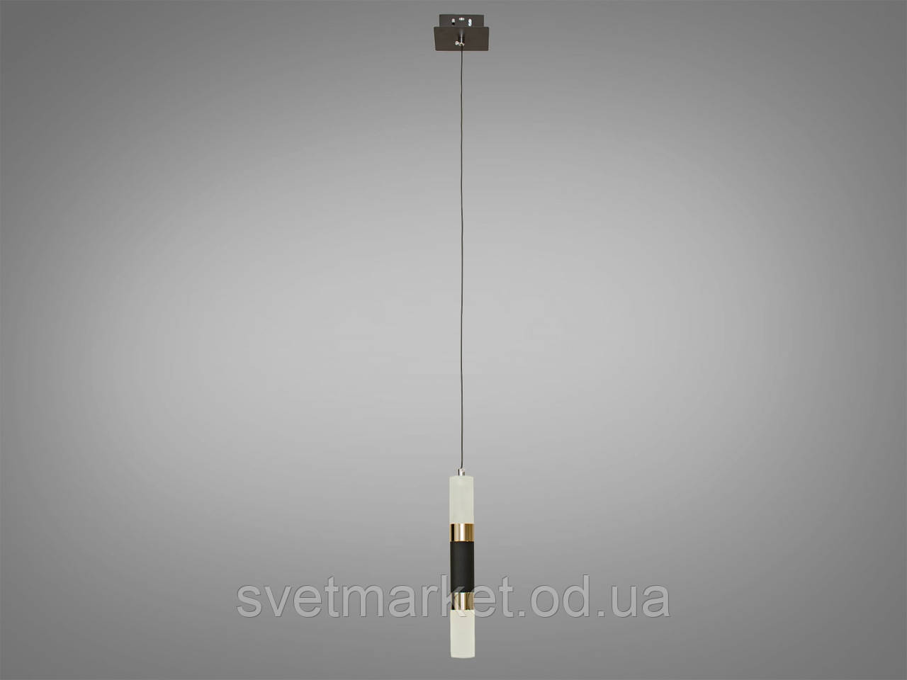 Підвісний декоративний led світильник 1015/1FG+BK