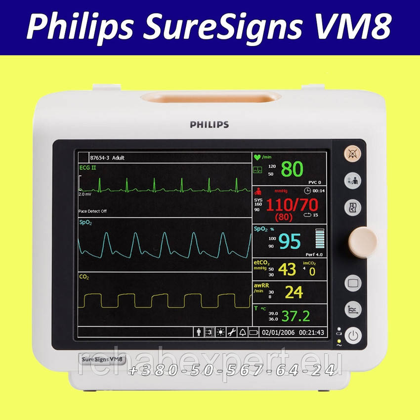 Монітор пацієнта Philips SureSigns VM8 Vital Signs Patient Monitor