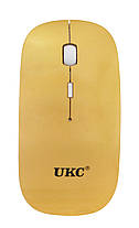 Безпровідна міні клавіатура + мишка UKC U902 Gold (5263), фото 6