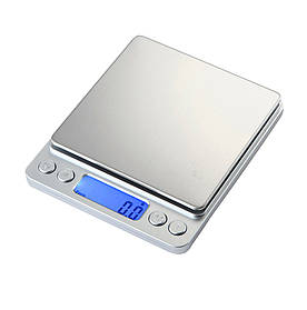 Ювелирные электронные весы Domotec 1729A с 2мя чашами 0,1 - 3000 грамм (3кг) (2614)