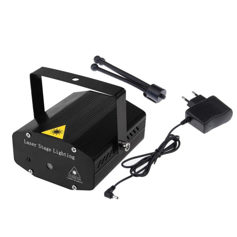 Лазерный проектор, стробоскоп, диско лазер UKC HJ08 4 в 1 c триногой Black (4053) - фото 8 - id-p1598429229
