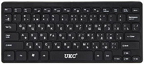 Беспроводная русская мини клавиатура и мышка UKC KM901 Black (2549), фото 4