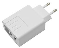 Мережевий зарядний пристрій 3.1 A 2 USB c екраном ADP-25 (5740), фото 4