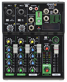 Активный аналоговый микшерный пульт Manchez MT4