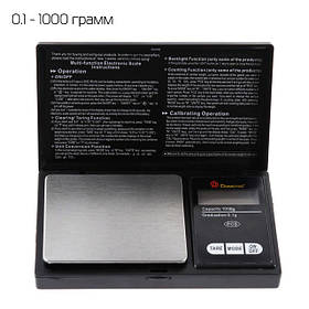 Ювелірні ваги електронні Domotec MS-2020 0.1-1000 грам (7020)