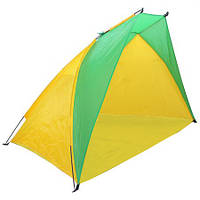 Пляжная палатка "Ракушка" Melad WM-0T103 жёлто-салатовый (14952)