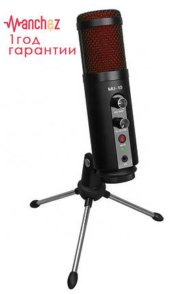 Студийный микрофон Manchez SU-10 (USB) со штативом Black alle Качество +, фото 1