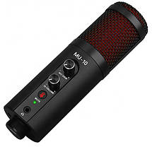 Студийный микрофон Manchez SU-10 (USB) со штативом Black alle Качество +, фото 3