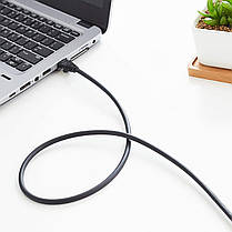 Патчкорд, витая пара для интернета (LAN кабель) RJ45 CAT5 3 метра Black (6431), фото 5