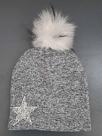 Шапка жіноча Gray No4