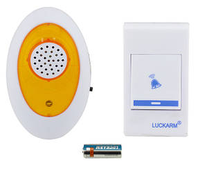Бездротовий дверний дзвінок від розетки 220V Luckarm Intelligent 001 (7684)
