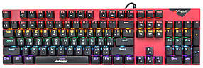 Механічна клавіатура Cyberpunk CP-110 з RGB підсвічуванням і металевою основою (96488)
