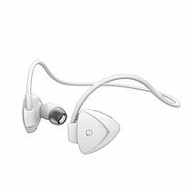 Спортивні Bluetooth навушники Awei A840BL з NFC White (5582), фото 3