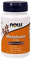 Мелатонін NOW MELATONIN 3 мг 90 пастил
