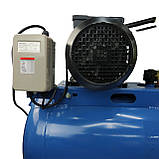 Компресор INTERTOOL PT-0040 (200 л, 10 HP, 7,5 кВт, 380 В, 8 атм, 1050 л/хв, 3 циліндри), фото 6