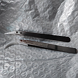 Кераміка Пінцет жароміцний з керамічними наконечниками (закруглений), фото 2