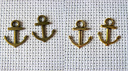 Підвіска металева. Якір, 16х19 мм