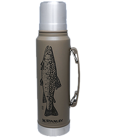 Термос STANLEY Classic Legendary Brook Trout 1 літр річкова форель коричневий Стенли Стенлі Класік Классик