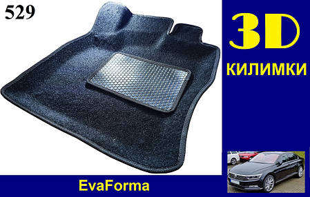 3D килимки EvaForma на Volkswagen Passat B8 '15-, ворсові килимки, фото 2