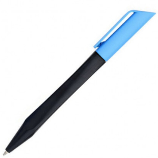 Кулькова ручка з покриттям soft touch TRESA з кольоровим кліпом брендування друк логотипу
