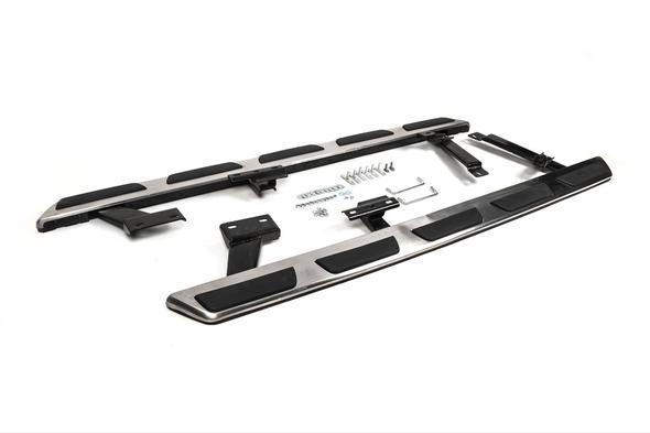Бічні майданчики OEM-V2 (2 шт., алюміній) - Audi Q3 2011+ рр.