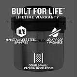 Термос для еды STANLEY ADVENTURE STAY HOT CAMP CROCK 3QT / 2.8 литра Stainless Steel Shale Стенлі Класік, фото 6