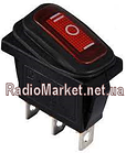 Перемикач  Daier  KCD3-103W RD, ON-ON, 3pin