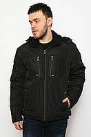 Куртка зимняя мужская черная UGOS 142050L