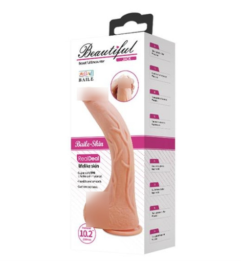 Фаллоімітатор Beautiful Encounter Jack Real Dieldo Flesh, 26 см, фото 1