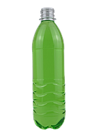 Бутылка ПЭТ "Волна" 0,5 литра пластиковая, одноразовая (крышка отдельно)