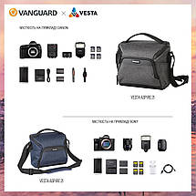 Сумка Vanguard Vesta Aspire 21 Navy, 6 л | Для фото-відеокамери, для повсякденного використання, фото 4