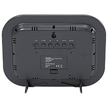 Цифровий настінний годинник Technoline WS8005 | Стильний дизайн, Годинник з будильником, Календар і Термометр, фото 5