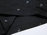 Чоловічі чорні шорти-бермуди з пальмами в розмірі М, фото 5